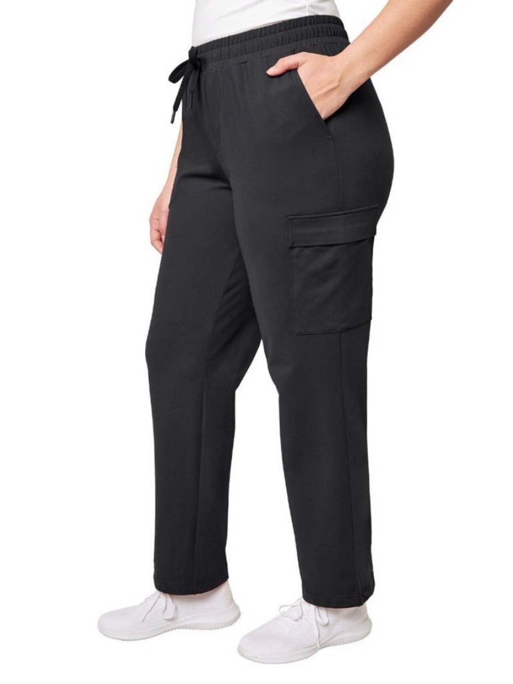 NWT Mondetta Women’s Black Cargo Pocket Straight Leg Pant